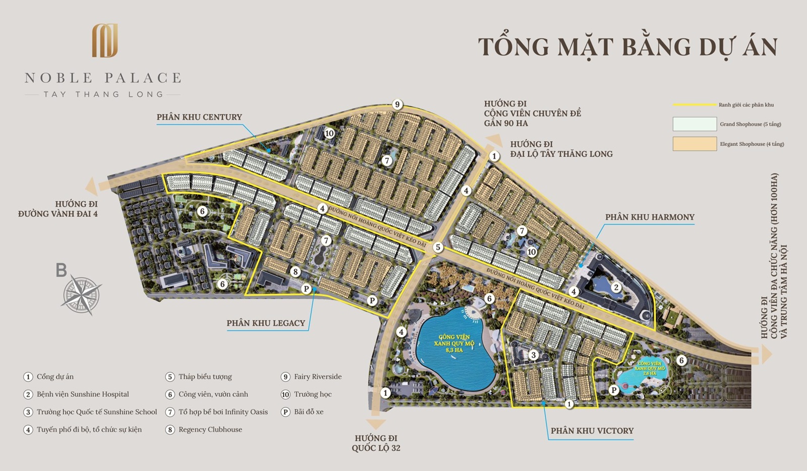 mặt bằng dự án noble palace tây thăng long đan phượng